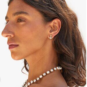 Clare V - Anchor Stud Earrings